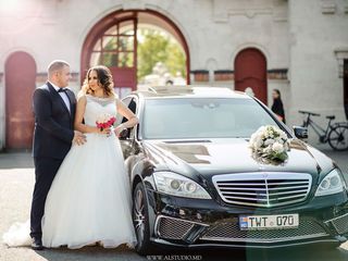 REDUCERI Mercedes S-class AMG de la 400lei negru/alb AUTO-NUNTA  АВТО НА СВАДЬБУ  0687233333 foto 7