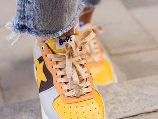 Bathing Ape BAPE Sta Low Grey/Orange foto 8