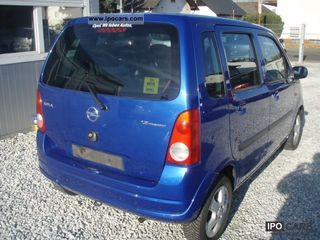 Opel Agila  2003g. Motor 973 cub. - benz. Parcurs- 82000 km  albastru .  numere md.   - foto 1