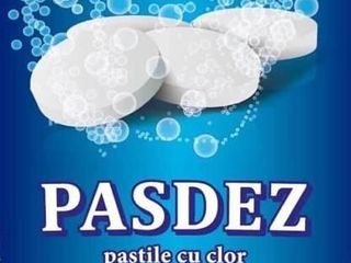 Pastile dezinfectante cu clor Pasdez 1kg 370pastile! Dezinfectarea suprafetelor/pavimentului/apei ! foto 2