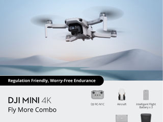 DJI Mini 4K (Fly More Combo) 3 baterii foto 2