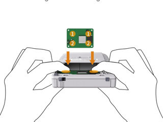 Retroflag GPi CASE 2 для вычислительного модуля Raspberry Pi 4 (CM4) foto 3