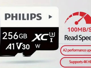 SanDisk SDXC Extreme Pro-64GB, MicroSDXC Philips Extreme Card 128GB, 256GB, MicroSD Kodak 64Gb foto 4