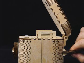 Деревянный 3D конструктор Robotime - Музыкальная шкатулка foto 2