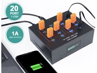 Sipolar A213P Hub 5Gbps 20 Ports USB3.0 foto 7