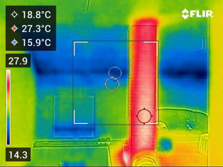 Scanare termică (termografie)a clădirilor si zonelor cu pierderi de căldură, infiltrații de aer rece foto 7