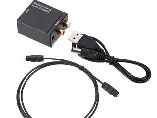 Цифровой в аналоговый аудио конвертер digital to analog audio converter-  200 lei foto 7