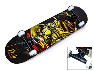 Скейтборд - Fish Skateboards . Penny bord . Ролики . Самокат для трюков. foto 8