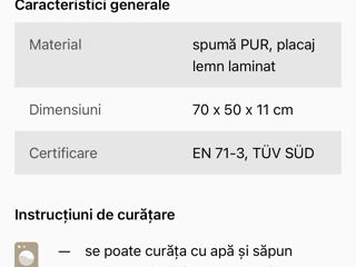 Saltea de infasat premium Matty Leander foto 3