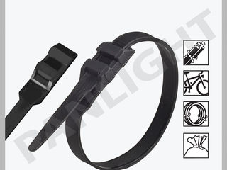 Colier cablu cu lacat dublu, coliere din plastic speciale, Panlight, coliere, colier pentru cablu