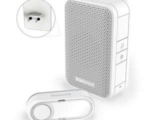 Беспроводной дверной звонок с USB-зарядкой и светодиодной кнопкой Honeywell (USA)