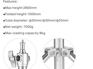 Stativ, suport pentru lumina nou foto 3