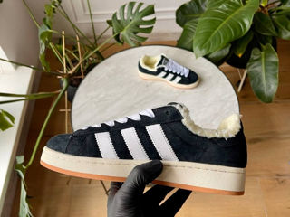 Adidas Campus Black cu blana / с мехом foto 7