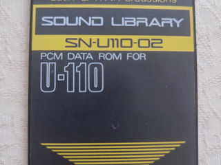 Roland SN-U110-02 PCM Data ROM Sound Library Card U-20 - Latin & F.X. Percussion