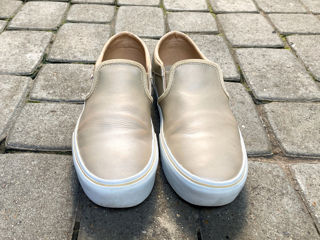 Vans Rose Gold Metallic Slip On. Размер 40. В отличном состоянии. Оригинал. foto 4