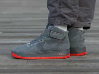 Nike Air Force Winter Grey Red Unisex 37-45