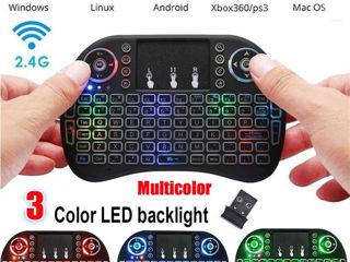 Tastatura wireless pentru Smart TV, PC, Android cu iluminare. Noua (новая) foto 2