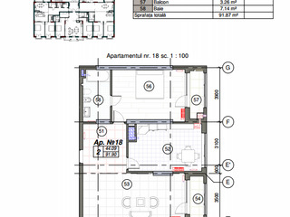 Exfactor Grup sect. Centru str. Bulgară - 2 camere 92 m2 et. 3 la cele mai bune condiții! foto 9