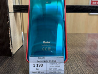 Xiaomi Redmi Note 9 64 Gb - 1190 lei foto 2