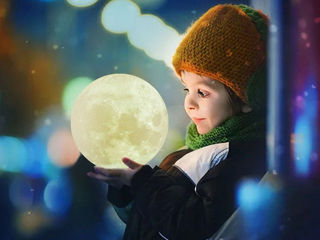 Детский ночник 3D Луна