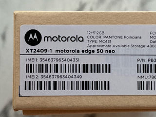 Motorola edge 50 NEO 12/512gb Pantone Poinciana Motorola edge 50 Fusion 12/512gb  Marshmallow Blue foto 3