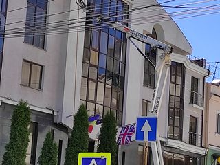 Spălare fatade, acoperis, la cladiri, oficii, case, etc! Aparat cu presiune + spalare manuala! foto 5