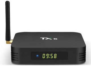 Tv box  tanix tx6 4/32gb 2.4g wifi android 4k "в наличии" foto 1