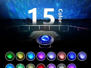 LED Star Projector with Timer Alarm Clock foto 4