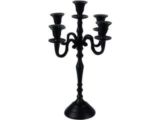 Candelabru De Metalic Pentru 5 Lumanari 35Сm, Negru