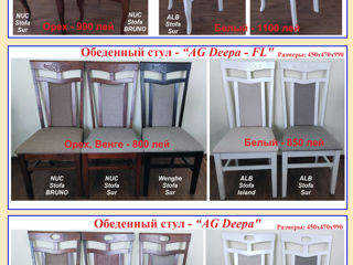 Распродажа столов и стульев из натурального дуба со склада в Кишиневе. foto 7