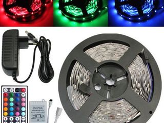 Светодиодная лента LED, RGB / multicolor /, 2buc. x 10metri , 2*34W, 5050 LED ,light bar,total -20m. foto 2