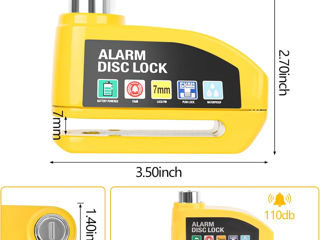 Alarma pentru Bicicleta Trotineta Motocicleta foto 2