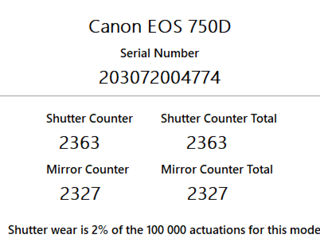 Canon 750D Kit (6500 cadre) foto 8