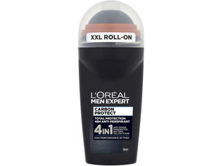 Deodorant Antiperspirant Roll-On 48H L'Oreal Men Expert Carbon Protect, 50Ml