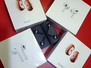 Noi în cutie: Keis p/u AirPods. Samsung AKG.Buds Live.AirPods 2 Originale foto 1