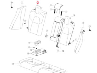 Салон в сборе Tesla Model 3 2020-2024 годов 765432202B foto 3