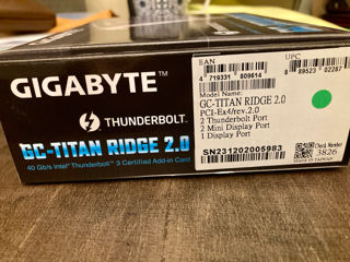 Тhundеrbоlt 3 Аdaрter (40 Gb/s) Gigаbytе GС-Тitan Ridge 2.0 foto 3