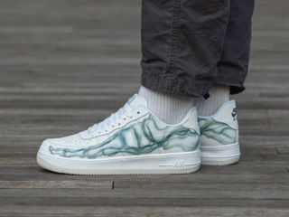 Nike Air Force 1 Low Skeleton White foto 7