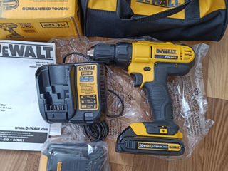 Dewalt DCD771 - 20V  аккумуляторная компактная дрель / шуруповерт   Абсолютно новый оригинальный  ин foto 2