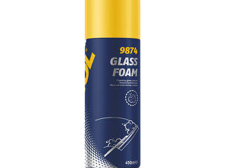 Пенный очиститель стекол и зеркал MANNOL 9874 Glass Foam 450ml