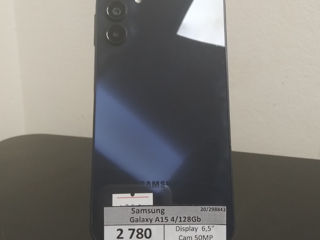 Samsung Galaxy A15 4/128Gb, 2780 lei