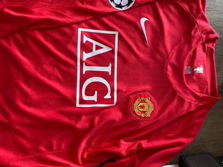 Nike long sleeve ronaldo football kit forma de fotbal manchester united 2008 foto 0