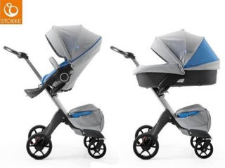 Carucior 3in1 Stokke Xplory V5 Limited Edition Marina Blue foto 2