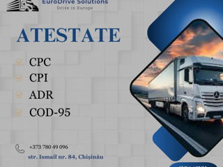 Atestate auto CPC CPI ADR, manager transport, permis de conducere , etc. foto 0