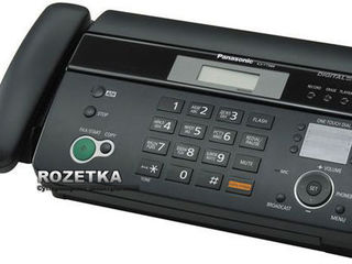 Thermal Fax Panasonic KX-FT982UA-B, Black, AOH, Caller ID foto 1