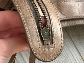 Balenciaga City Vintage Beige Leather Bag foto 1