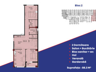 Apartament cu 3 camere, 88 m², Centru, Chișinău foto 7