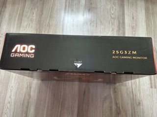 Monitor Gaming LED VA AOC 25G3ZM/BK, 24.5", Full HD, 240Hz, AMD Freesync Premium, negru foto 2