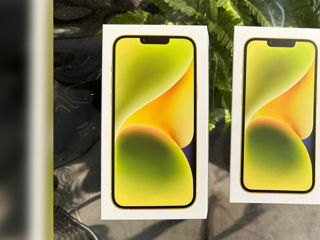 Apple iPhone 14 256Gb  = 690 €. (Yellow). Гарантия 1 год! Garantie 1 an!