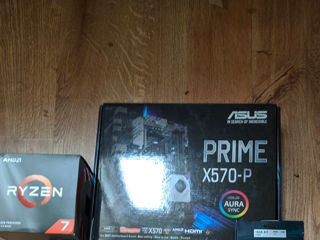 Ryzen 7 3700x + Asus X570 Prime P + 32GB crucial ballistix ddr4 4x8gb